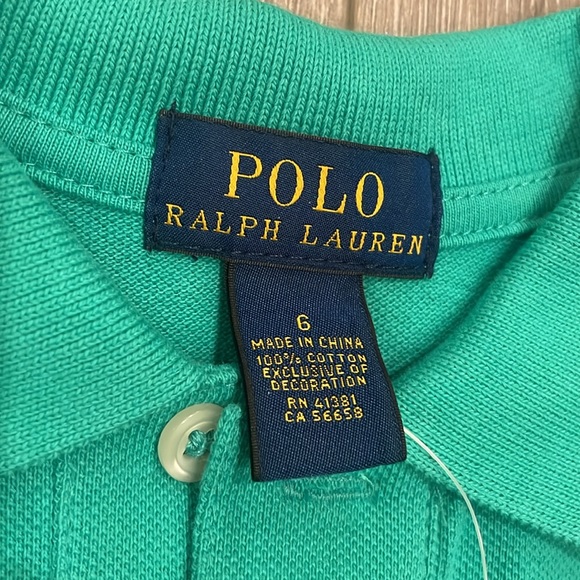 NWT 🏇👕 RL POLO SZ 6 - Picture 3 of 4
